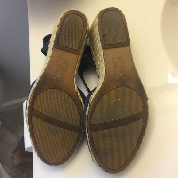 Chaps canvas wedges - Picture 4 of 6